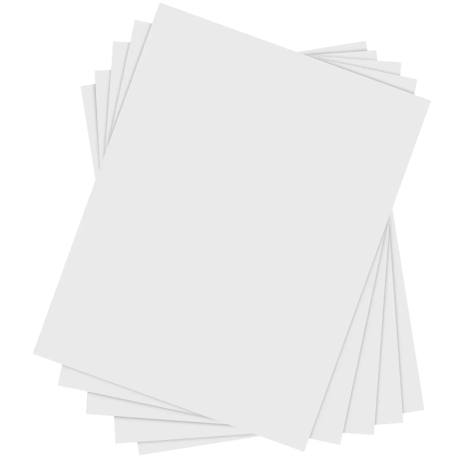 PINGEUI 50 Sheets 5 x 7 Inch White Chipboard, Medium Weight Chipboard  Sheets, White Cardboard Sheet for Scrapbooking, Frames, Art, Prints, DIY  Project