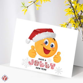 Have A Jolly New Year - Happy Holiday Greeting Cards - Set of 25