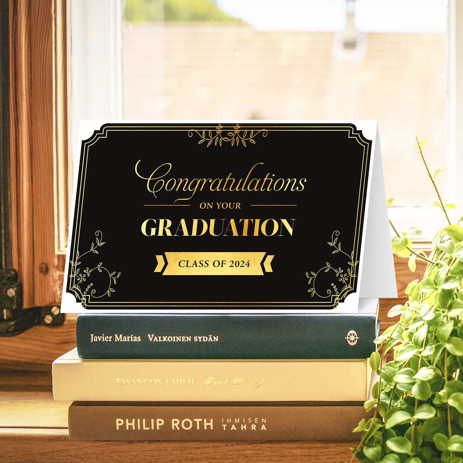 Elegant and Classic Graduation Greeting Card - Congratulations on Your Graduation, Class of 2024