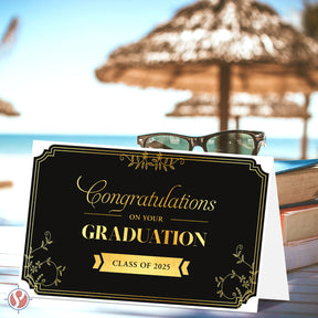 Elegant and Classic Graduation Greeting Card - Congratulations on Your Graduation, Class of 2025