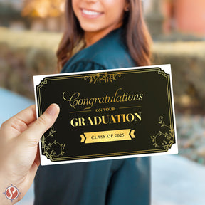 Elegant and Classic Graduation Greeting Card - Congratulations on Your Graduation, Class of 2025