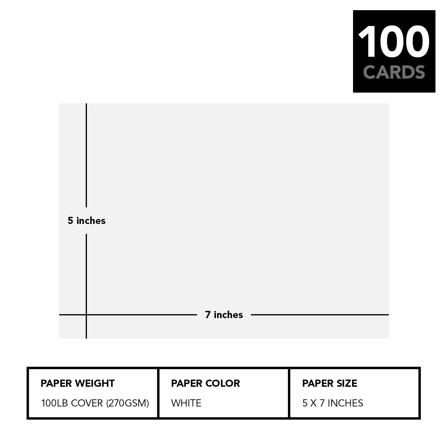 5x7 Index Cards Blank