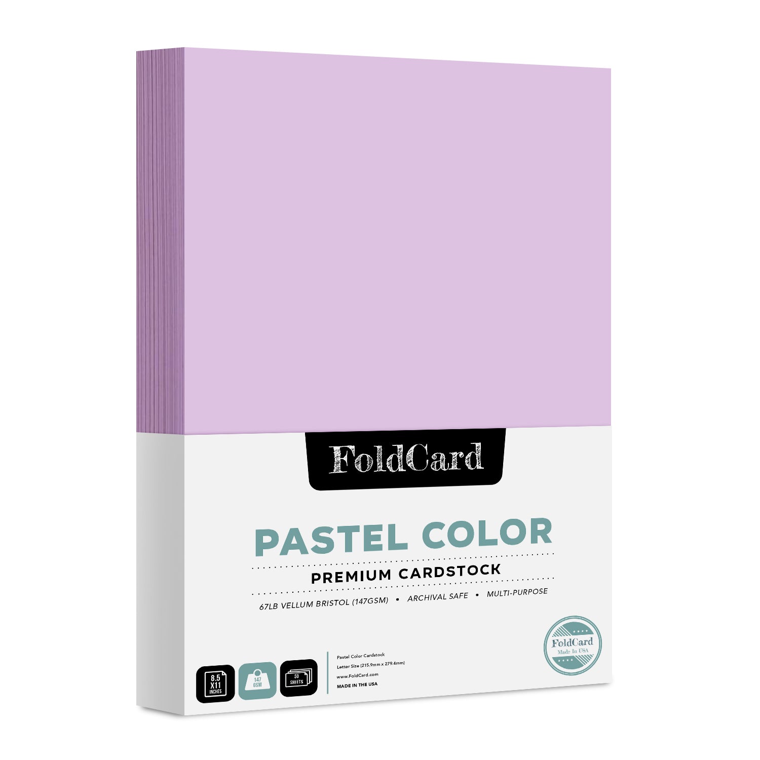  Pink Pastel Color Card Stock, 67Lb Cover Cardstock, 8.5 x  14 Inches